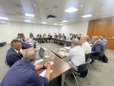 Reunião de centrais e patronais em 18 de setembro de 2023 - Foto: Força Sindical