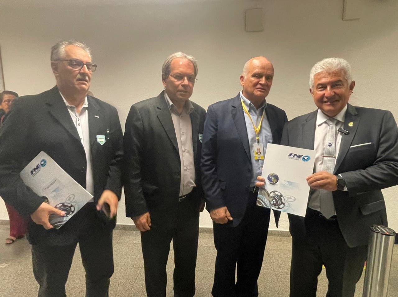 Grupo FNE com Marcos Pontes