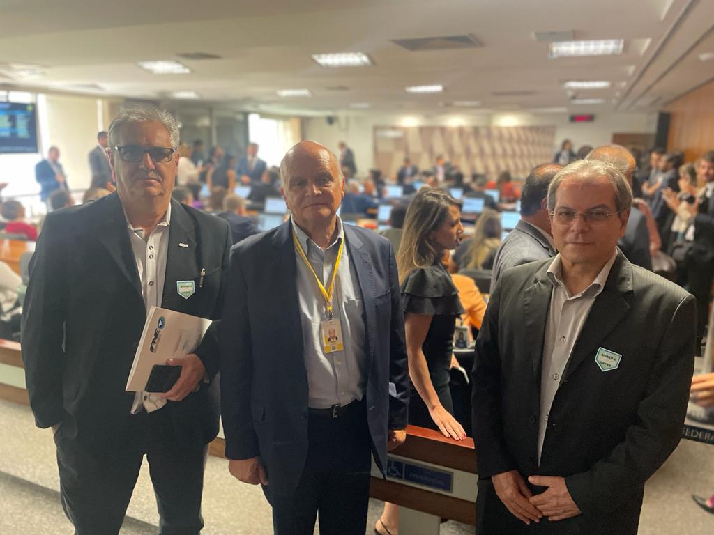 Murilo e direitores na CCJ