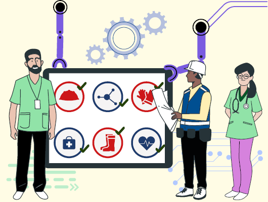 Segurança no Trabalho - Ilustração