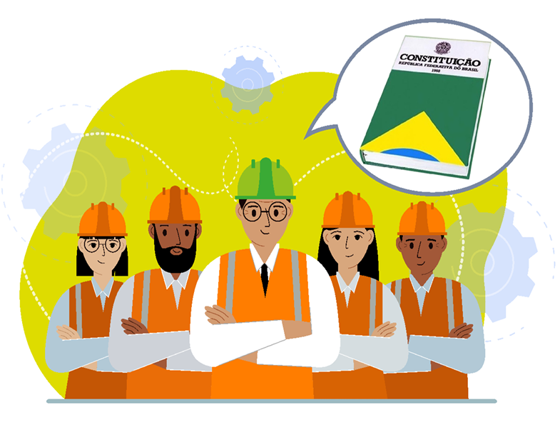 Trabalhadores - Ilustração