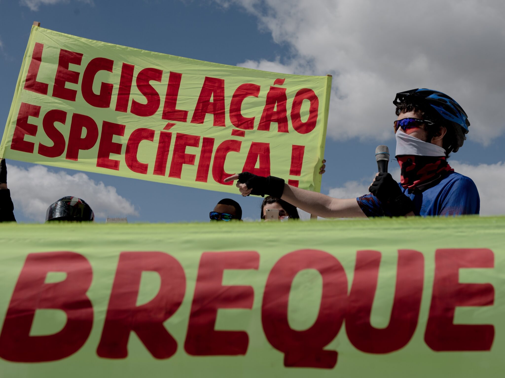 entregadores de aplicativos protesto em brasilia