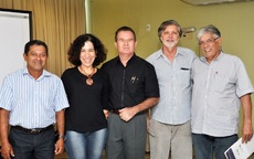 Presidentes do Senge-MA Berilo Macedo, Odinéa Ribeiro, Sebastião Djalma Gomes, Nelson Bello e Antônio Augusto Ribeiro.