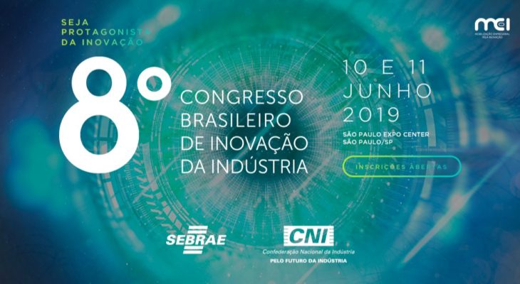 Cartaz do 8º Congresso Brasileiro de Inovação da Indústria