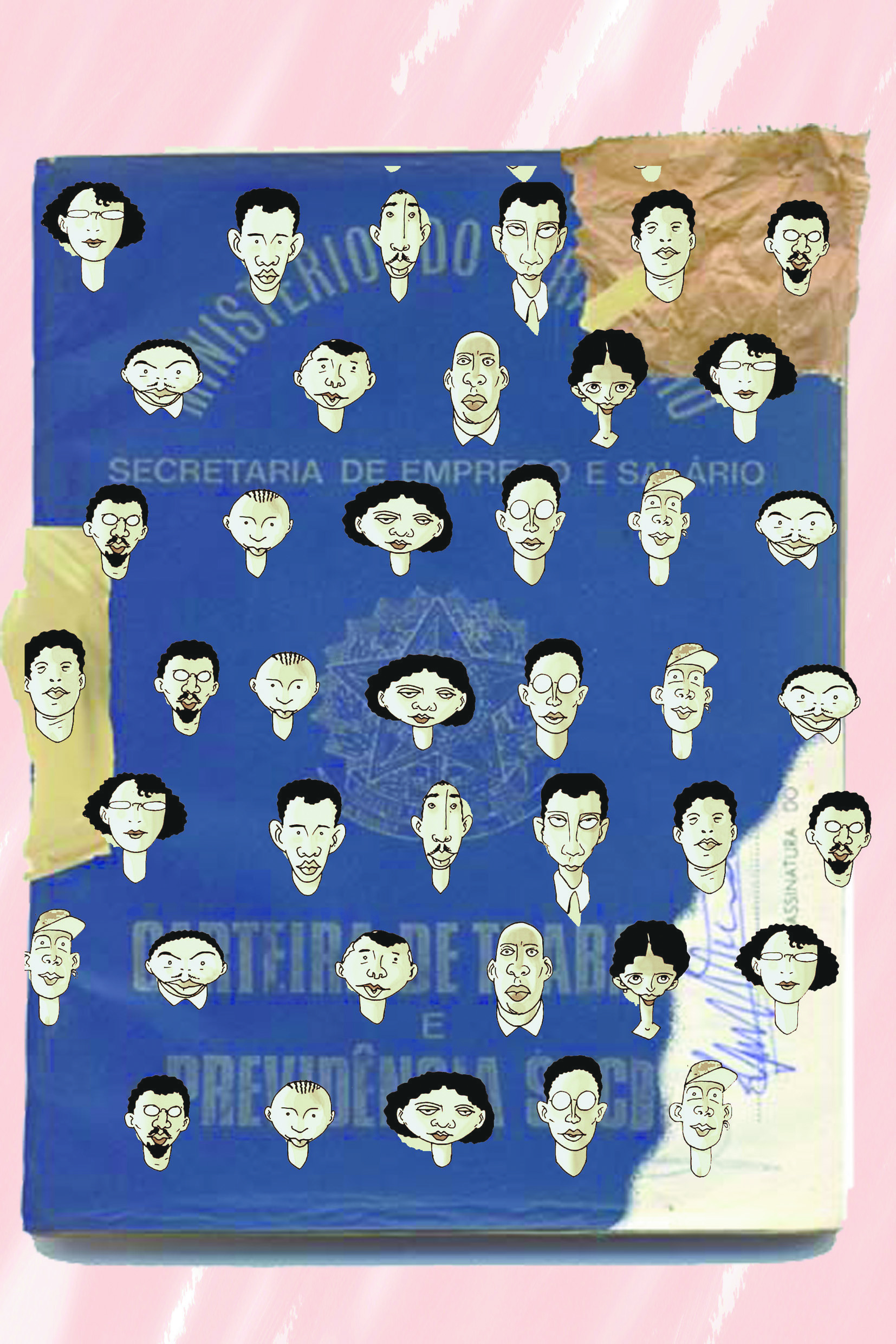 Carteira de trabalho remendada trabalhadores - Maringoni
