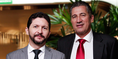 Marcos Camoeiras e Modesto Ferreira dos Santos. Foto: Paulo Negreiro