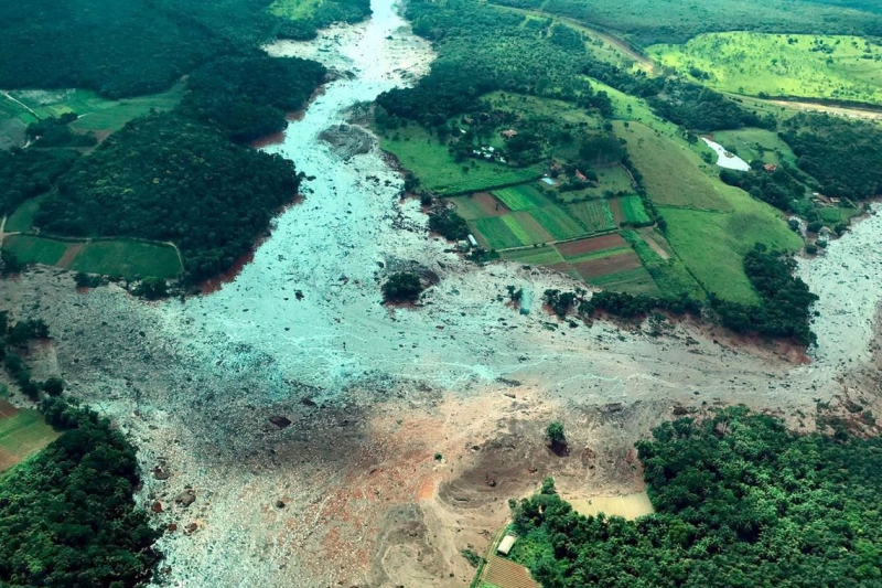 Brumadinho após o desastre