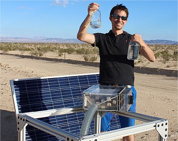 A equipe foi testar sua invenção no Deserto de Mojave [Grant Glover/University of South Alabama]