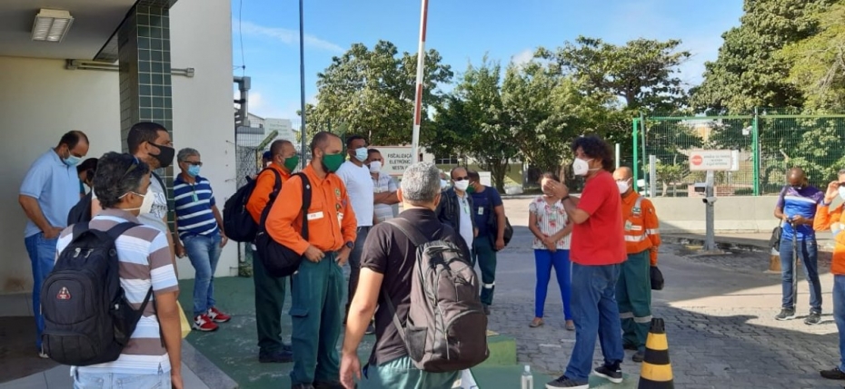 Petroleiros em greve