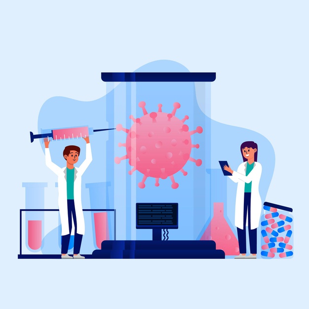 ilustracao de desenvolvimento de vacina contra coronavirus 23 2148564119