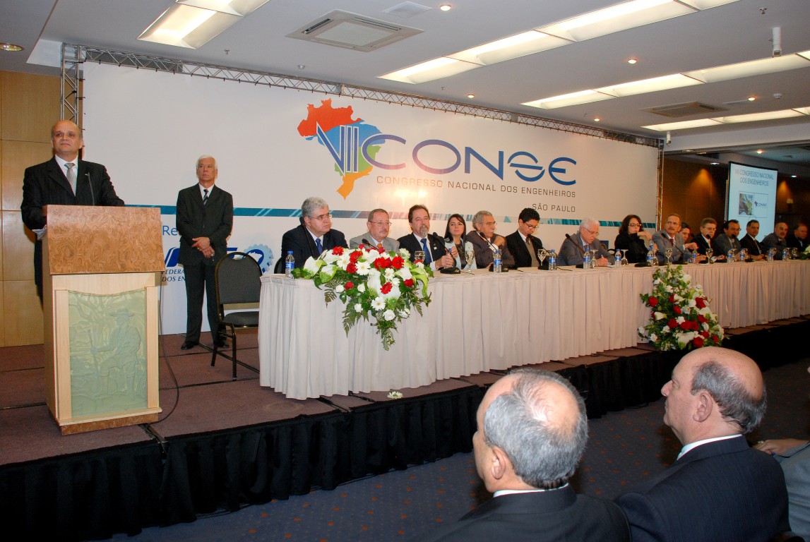 VII Congresso Nacional dos Engenheiros, da FNE, em 2009: atuação em prol da categoria e da sociedade.