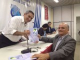 Murilo Pinheiro com o Gilberto Carvalho (Foto: FNE)