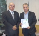 Murilo Pinheiro e o governador Reinaldo Azambuja
