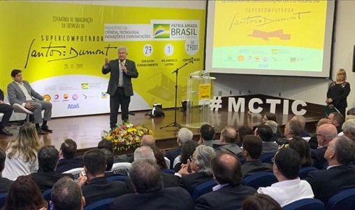 Inauguração da plataforma Santos Dumont