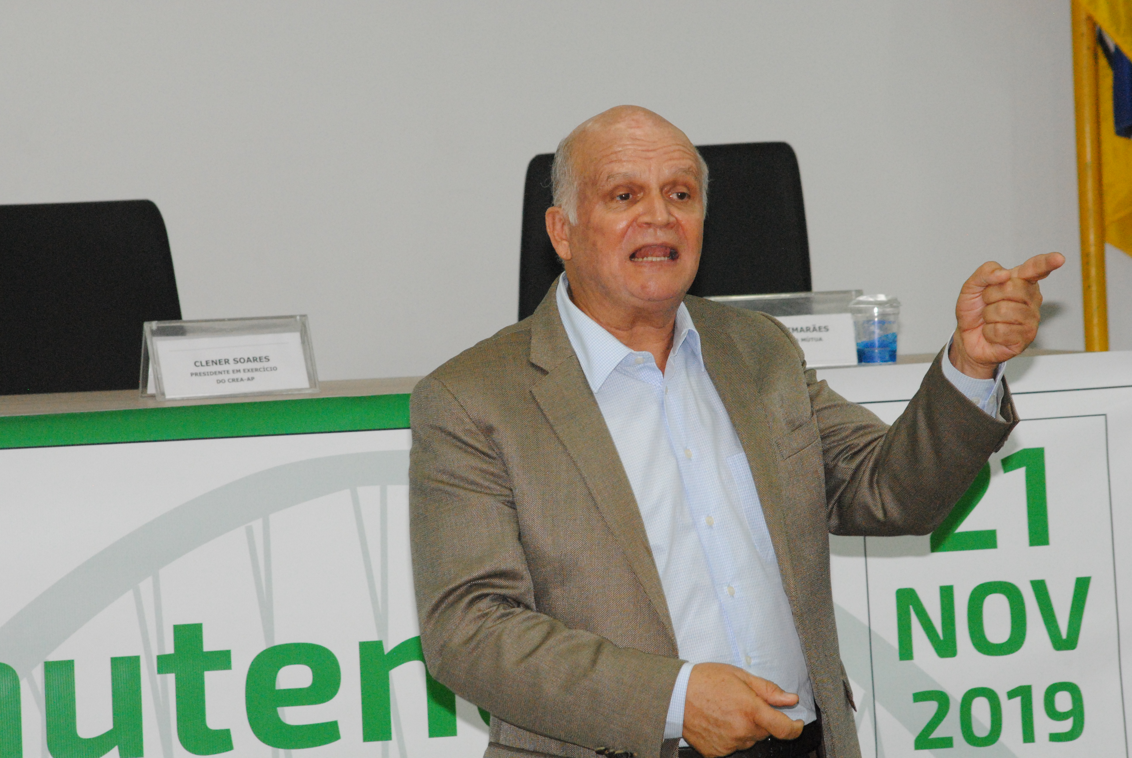 Murilo Pinheiro, no Seminário Cresce Brasil - Amapá.
